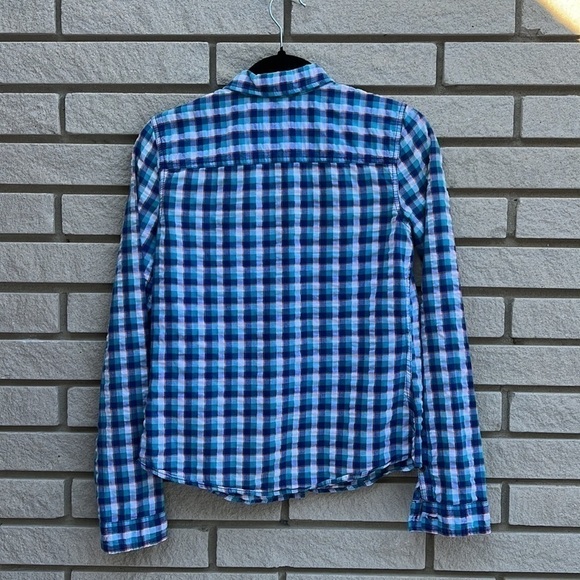 Hollister Plaid Seersucker Button Down SzS - Picture 8 of 8